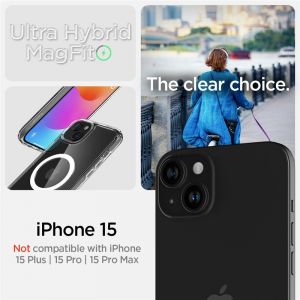 Spigen Ultra Hybrid MagSafe, white - iPhone 15