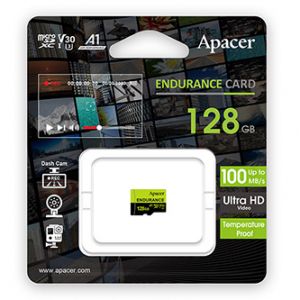 Apacer paměťová karta Endurance, 128GB, micro SDXC, AP128GEDM1D05-R, UHS-I U3 (Class 10), 