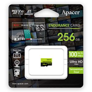 Apacer Endurance 256GB paměťová karta micro SDXC, AP256GEDM1D05-R, UHS-I U3 (Class 10), 