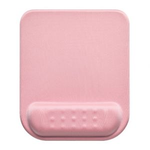 Podložka pod myš a zápěstí, Powerton Ergoline Pastel Edition, ergonomická, růžová, pěnová,