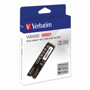 Interní disk SSD Verbatim interní NVMe, 1000GB, Vi5000 M.2, 31826, 5000 MB/s-R, 4500 MB/s-