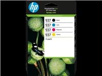 HP 937 - 4-balení - černá, žlutá, azurová, purpurová - originální - inkoustová cartridge