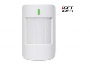 iGET SECURITY EP17 - PIR senzor bez detekce zvířat do 20 kg, pro alarm M5, výdrž baterie a
