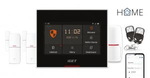 iGET HOME Alarm X5 - Inteligentní bezdrátový systém pro zabezpečení budov, ovládání pomocí