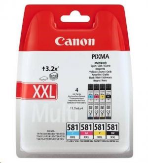Canon CARTRIDGE CLI-581XXL C/M/Y/BK MultiPack pro PIXMA TS615x, TS625x, TS635x, TS815x, TS