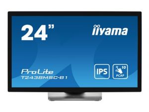 iiyama ProLite T2438MSC-B1 - LED monitor - 24" (23.8" zobrazitelný) - dotykový displej - 1
