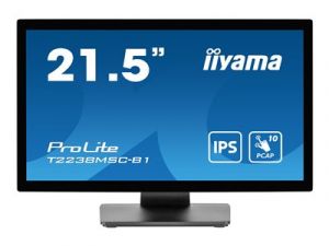 iiyama ProLite T2238MSC-B1 - LED monitor - 21.5" - dotykový displej - 1920 x 1080 Full HD 