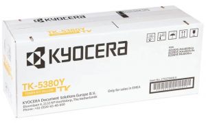 KYOCERA toner TK-5380Y yellow na 10 000 A4 (při 5% pokrytí), pro PA4000cx, MA4000cix/cifx