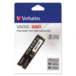 Interní disk SSD Verbatim interní NVMe, 2000GB, Vi5000 M.2, 31827, 5000 MB/s-R, 4300 MB/s-