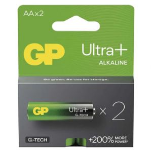 Baterie alkalická, AA, 1.5V, GP, blistr, 2-pack, Ultra Plus