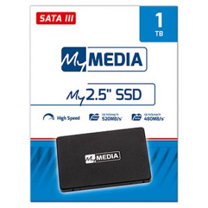 Interní disk SSD MyMedia 2.5", interní SATA III, 1000GB, 1TB, 69282, 520 MB/s-R, 480 MB/s-
