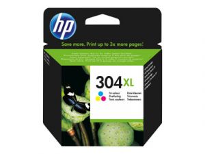 HP 304XL - Vysoká výtě?nost - barva (azurová, purpurová, ?lutá) - originální - inkoustová