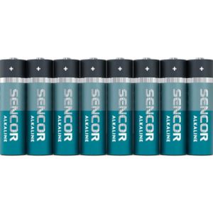 Baterie alkalická, AA, 1.5V, Sencor, krabička, 40-pack, 5x8-pack