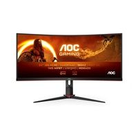 AOC LCD herní CU34G2XP 34" zakřivený VA 21:9 FreeSync/3440x1440@180Hz/1ms/400cd/80mil:1/2x