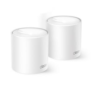 TP-Link Deco X10(2-pack) AX1500 Home Wi-Fi 6 Mesh System, 300 Mbps 2.4GHz + 1201 Mb