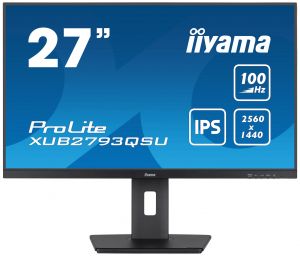 27" iiyama XUB2793QSU-B6:IPS,QHD,HDMI,DP,HAS