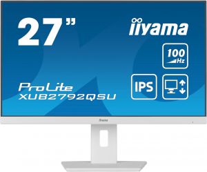 27" iiyama XUB2792QSU-W6:IPS,QHD,HDMI,DP,HAS