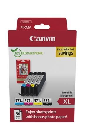 Canon CLI-571XL BK/C/M/Y PHOTO VALUE