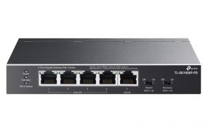 TP-Link TL-SG1005P-PD Switch 1x GLAN s PoE-in, 4x GLAN s PoE+