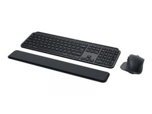 Logitech MX Keys S Combo - Klávesnice a sada myši - podsvícená - bezdrátový - Bluetooth LE
