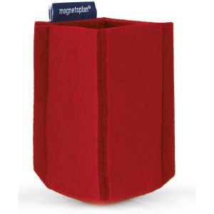 Magnetický držák popisovačů magnetoTray ecoAware červený