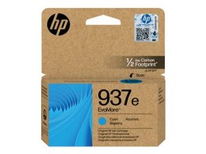 HP 937e EvoMore - Azurová - originální - inkoustová cartridge - pro Officejet Pro 9110b