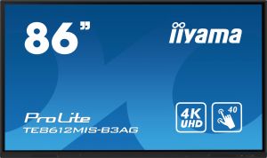 86" iiyama TE8612MIS-B3AG:IPS,4K,40P,USB-C