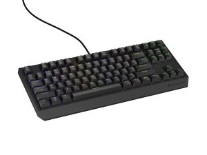 Genesis herní klávesnice THOR 230/TKL/RGB/Outemu Brown/Drátová/US/Čern/Drátová USB/US layo