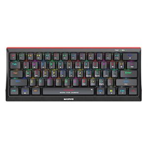 MARVO KG962G EN - R, klávesnice US, herní, mechanická typ drátová (USB), černá, RGB, červe