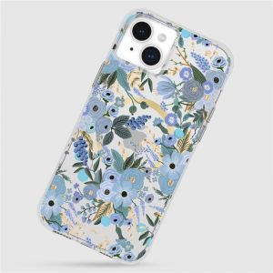 Case Mate Rifle Party Co. Garden Party Blue case, MagSafe - iPhone 15 Plus