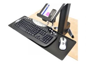 Ergotron Large Keyboard Tray - Upevňovací komponent (zásobník) - pro keyboard - černá