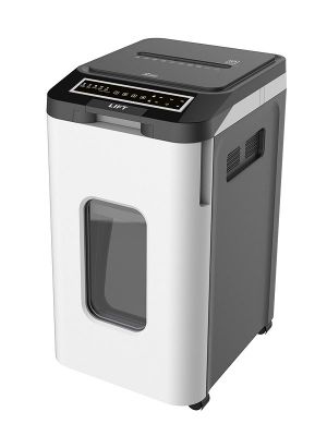 Skartovací stroj AT-350AF s automatickým podavačem , 2x12 mm, P5, koš 53 litrů