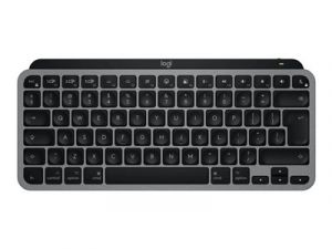 Logitech MX Keys Mini For Mac Minimalist Wireless Illuminated Keyboard - SPACE GREY - US I
