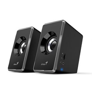 Genius reproduktory SP-U125, 2.0, 3W, černo-šedý, regulace hlasitosti, 3,5 mm jack (USB), 