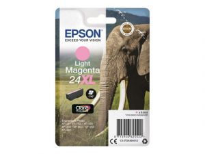 Epson 24XL - 9.8 ml - XL - světlá fialová - originální - blistr s RF alarmem - inkoustová