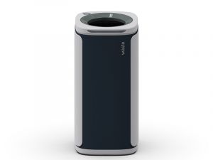 KOBRA WASTEE Šedá odpadní nádoba na směsný odpad, 60L