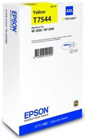 Epson originální ink C13T75444N, T7544, XXL, yellow, 69ml