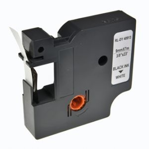 G&G kompatibilní páska do tiskárny štítků, pro Dymo, RL-DY 40913P BK/WT, S0720680, 40913, 