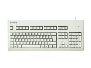 CHERRY G80-3000 - Klávesnice - PS/2, USB - americká - světle šedá