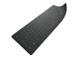 CHERRY STREAM PROTECT MEMBRANE - Keyboard cover - Francouzské rozlo?ení, 105 + 10 - černá 