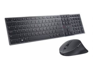 Dell Premier KM900 - Klávesnice a sada myši - spolupráce - podsvícená - bezdrátový - 2.4 G