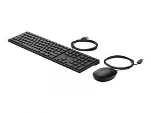 HP Desktop 320MK - Klávesnice a sada myši - full size - USB - česká/slovenská - černá
