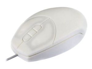 Active Key Medical Small - Myš - optický - 5 tlačítka - kabelové - PS/2, USB - bílá
