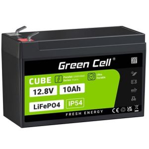 Green Cell CUBE LiFePO4 akumulátor 10Ah 12,8V 128Wh lithium železofosfát pro napájení a no