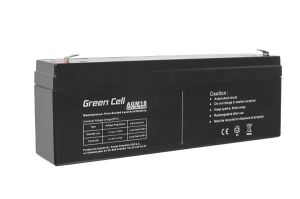 Green Cell AGM VRLA 12V 2.3Ah maintenance-free battery for the alarm system, cash register
