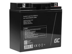 Green Cell AGM VRLA 12V 15Ah maintenance-free battery for the alarm system, cash register,