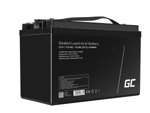 Green Cell AGM VRLA 12V 110Ah maintenance-free battery for boats, scooters, camper vans, w