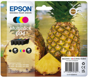 Epson 604 Multipack - 4-balení - XL - černá, žlutá, azurová, purpurová - originální - blis