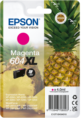 Epson 604XL - 4 ml - XL - purpurová - originální - blistr - inkoustová cartridge