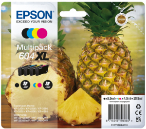 Epson 604XL Multipack - 4-balení - XL - černá, žlutá, azurová, purpurová - originální - bl